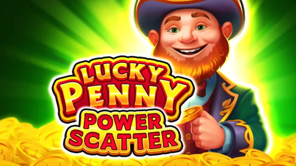Lucky Penny Power Scatter slot dengan tema leprechaun dan hutan hijau