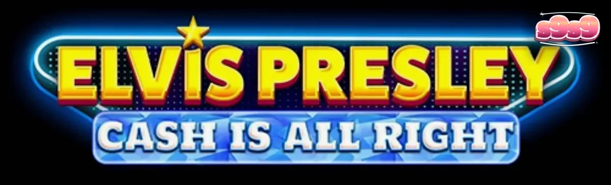 Tampilan visual slot Elvis Presley: Cash is All Right dengan nuansa neon Las Vegas